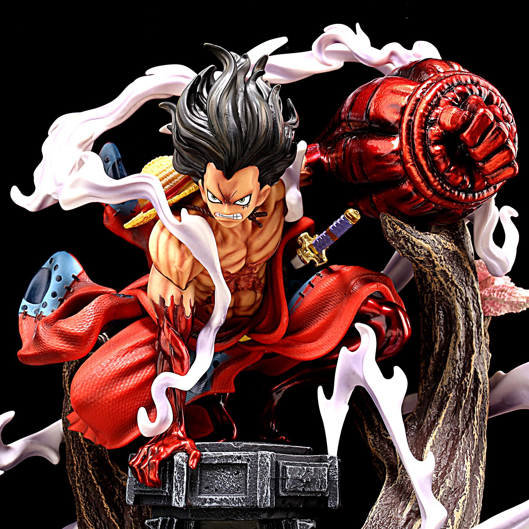 Figurine One Piece Luffy Gear 4 Wano