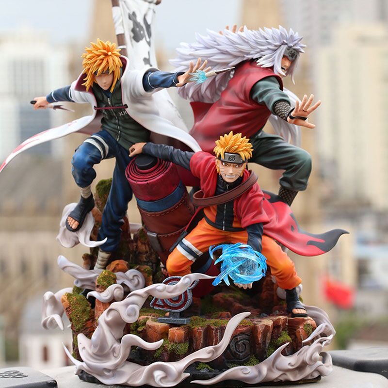 Figurine Naruto Uzumaki Naruto Jiraiya Namikaze Minato