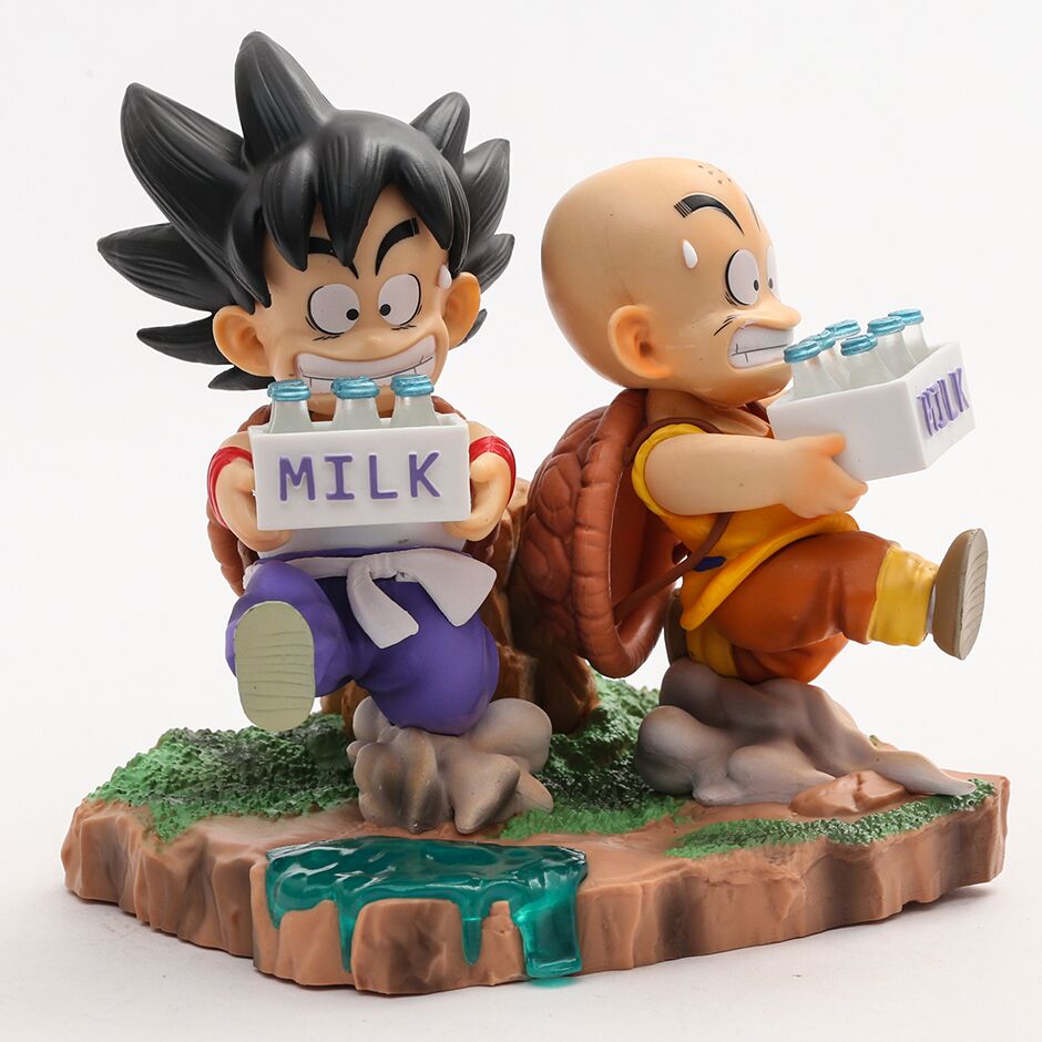 Figurine Dragon Ball Goku et Krilin Milk Delivery – Image 3