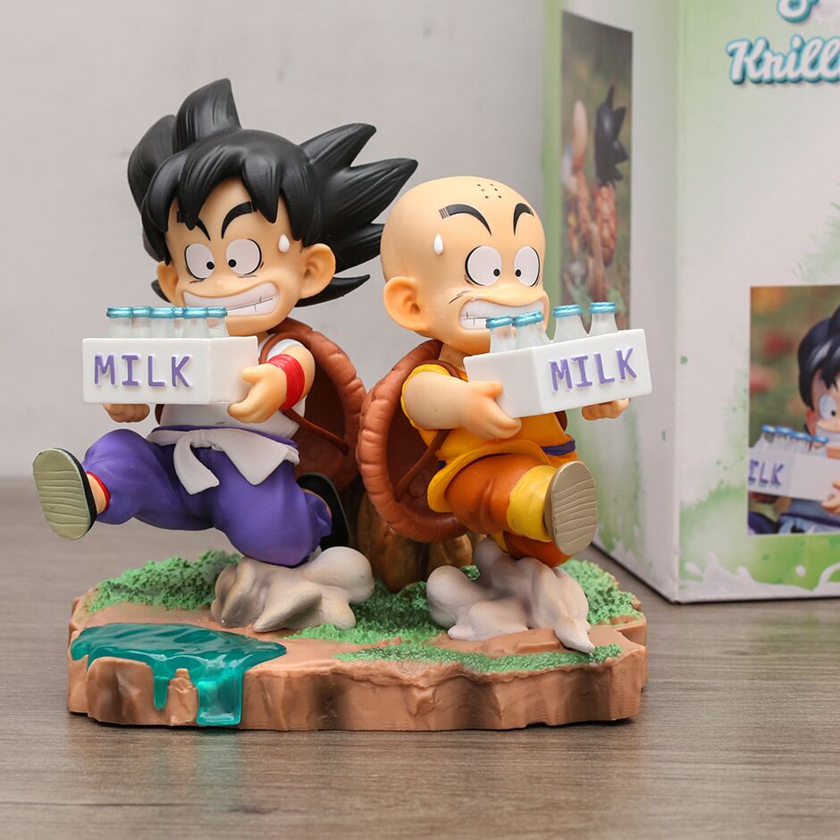 Figurine Dragon Ball Goku et Krilin Milk Delivery