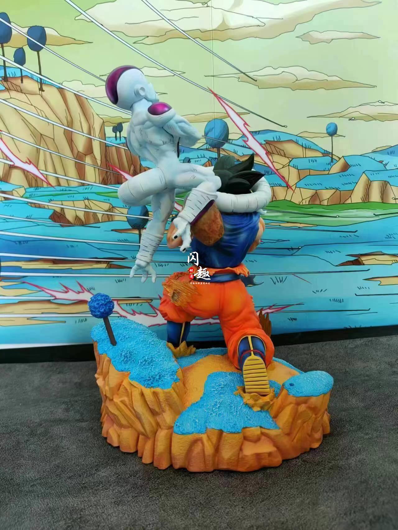 Figurine Dragon Ball Z Son Goku Bite Frieza – Image 2