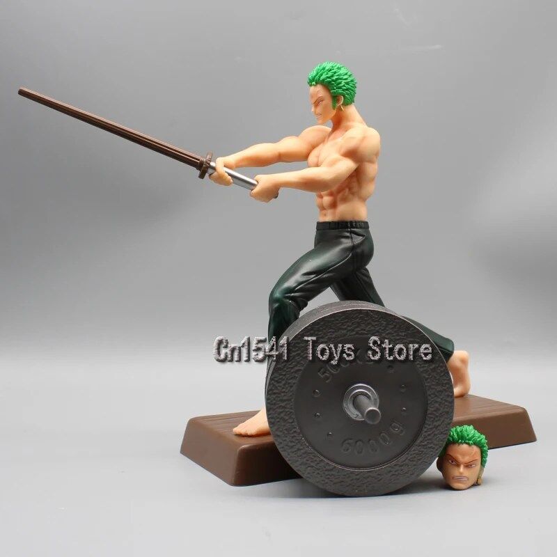 Figurine One Piece Roronoa Zoro 2 Tête – Image 2
