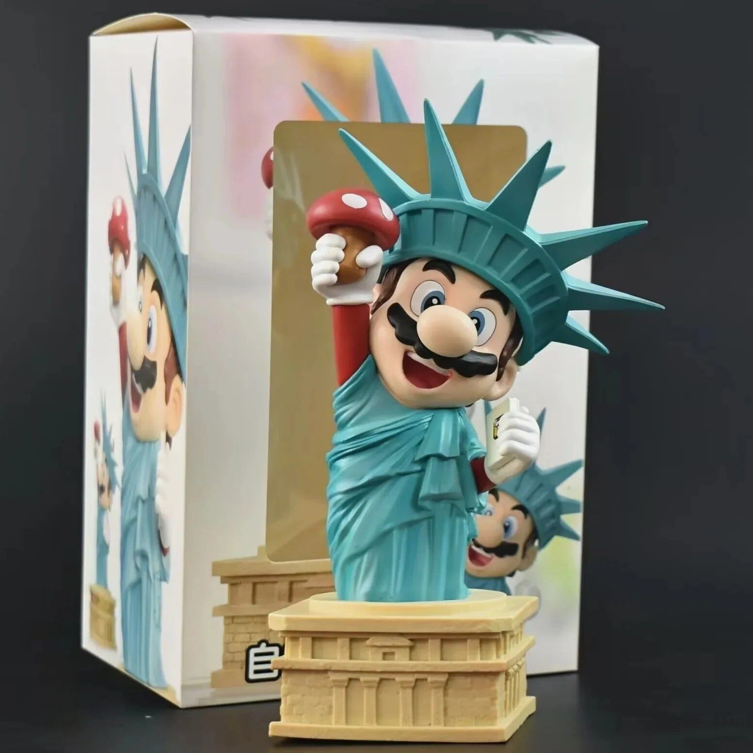 Figurine Mario Cosplay Statue de la Liberté – Image 6