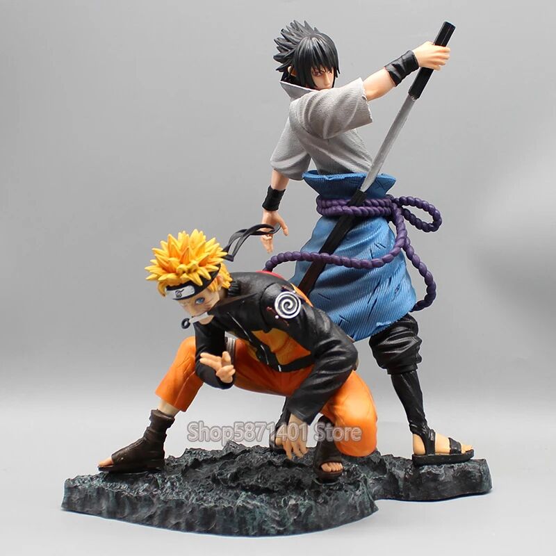 Figurine Manga Uchiha Sasuke et Uzumaki Naruto – Image 7