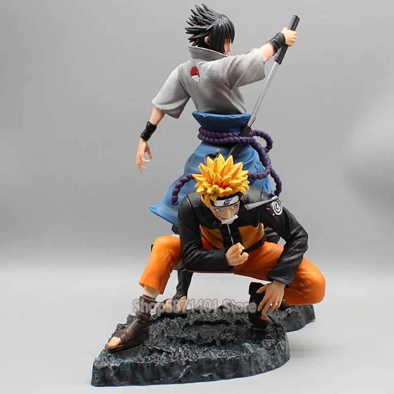 Figurine Manga Uchiha Sasuke et Uzumaki Naruto – Image 6