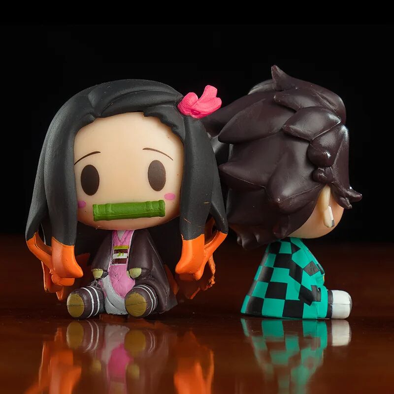 Figurine Demon Slayer 4 Pcs Kamado Tanjirou Nezuko Agatsuma Zenitsu – Image 4