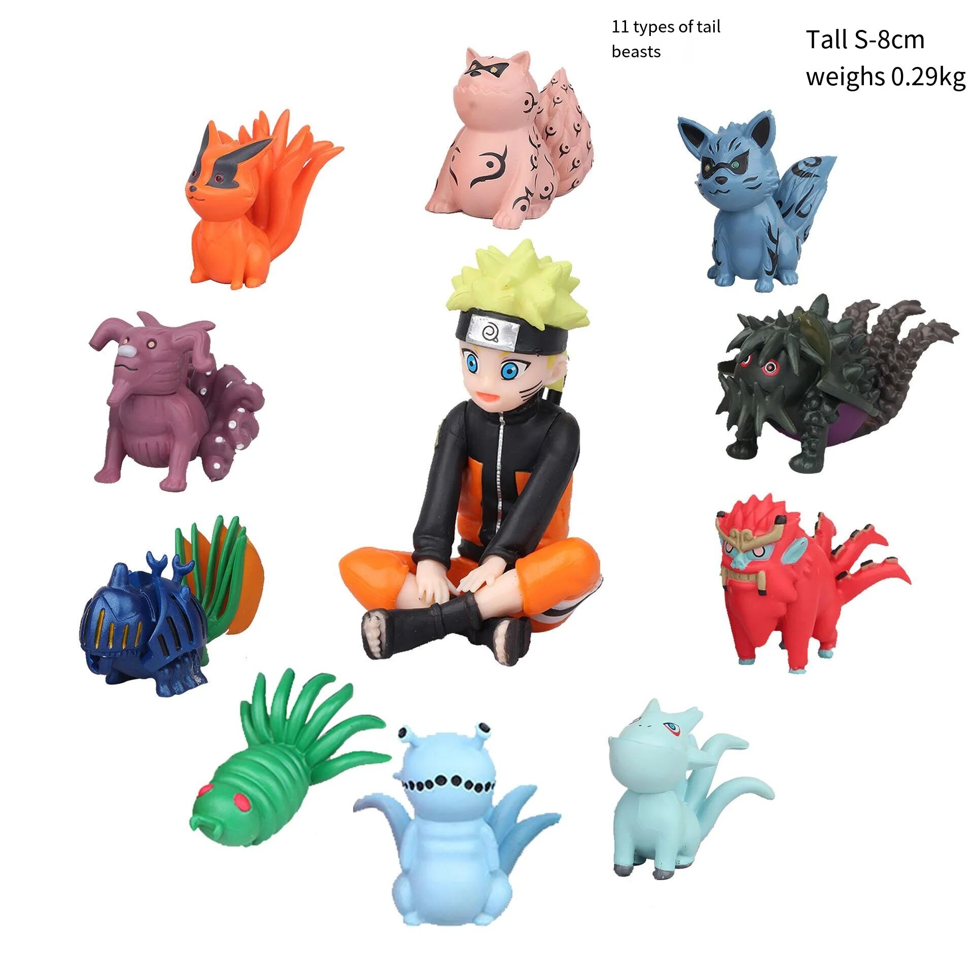 Figurine Manga Naruto Bijuu et Naruto