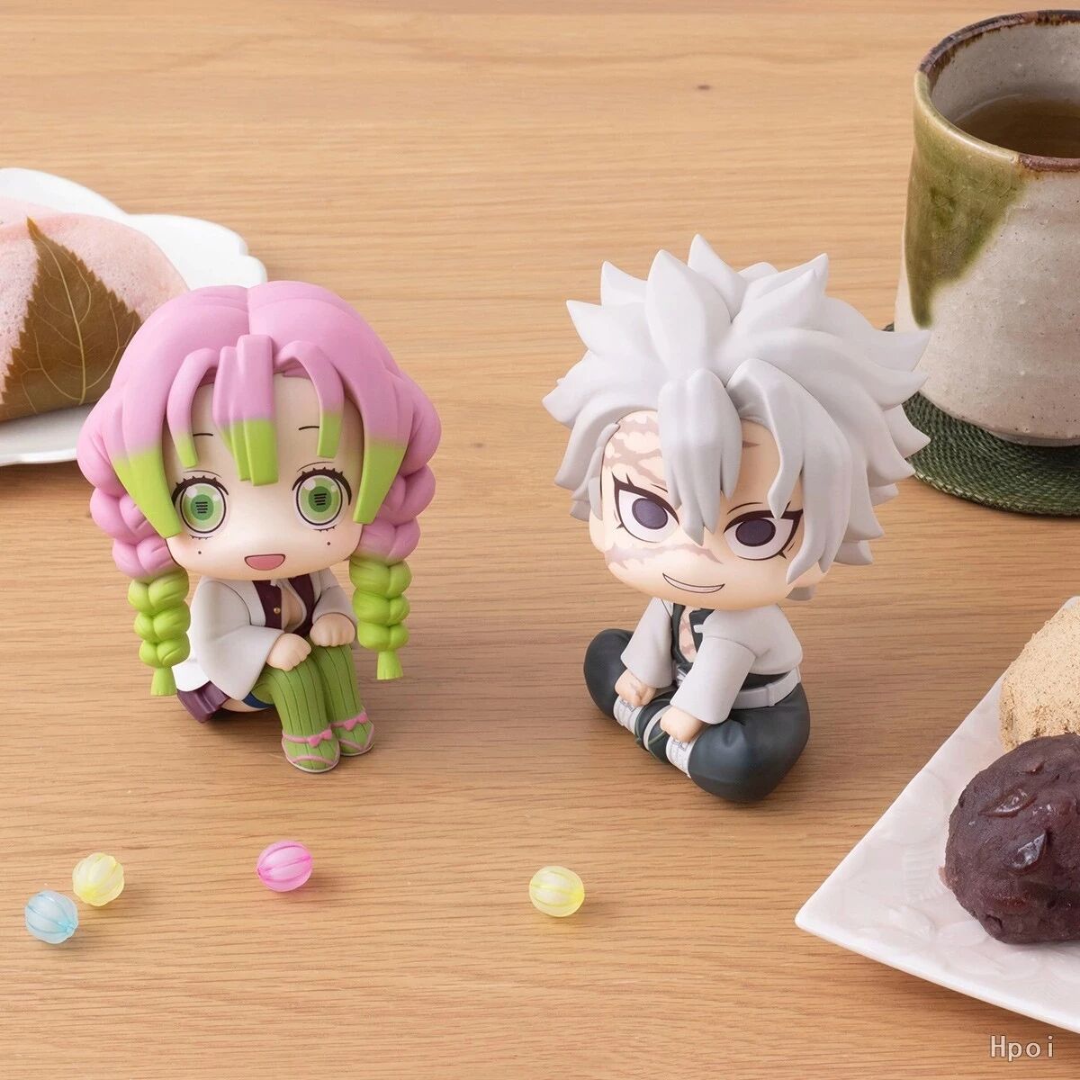 Figurine Kanroji Mitsuri et Shinazugawa Sanemi Demon Slayer