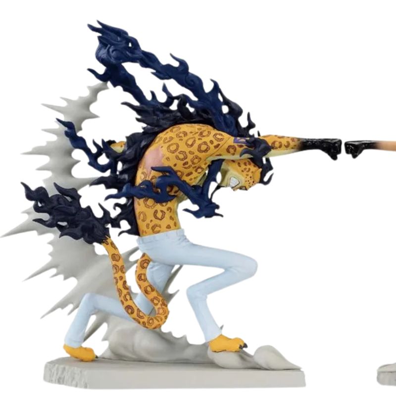 Figurine Manga One piece Rob LUCCI VS Monkey D. Luffy – Image 3