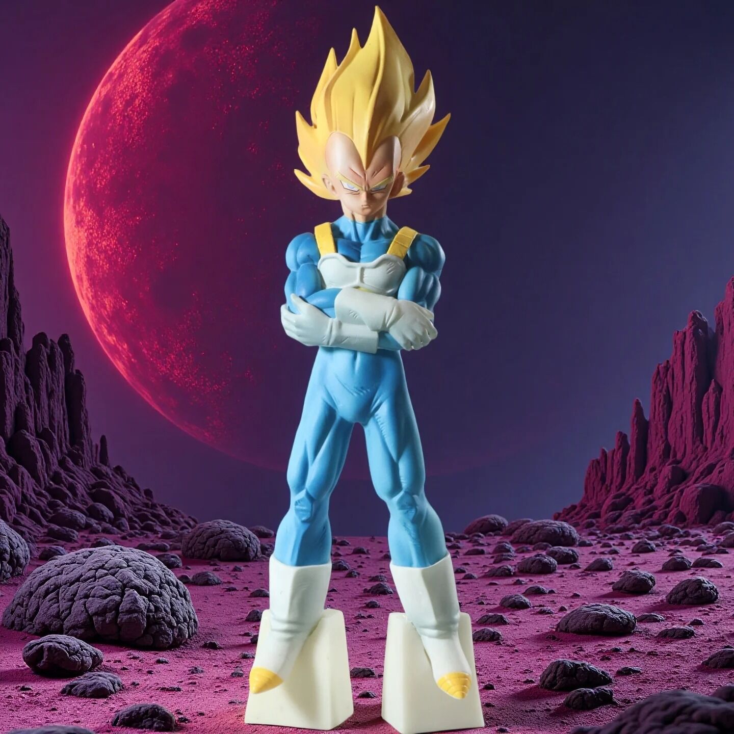 Figurine Vegeta Super Saiyan 28 cm Dragon Ball Z Modèle PVC – Image 2