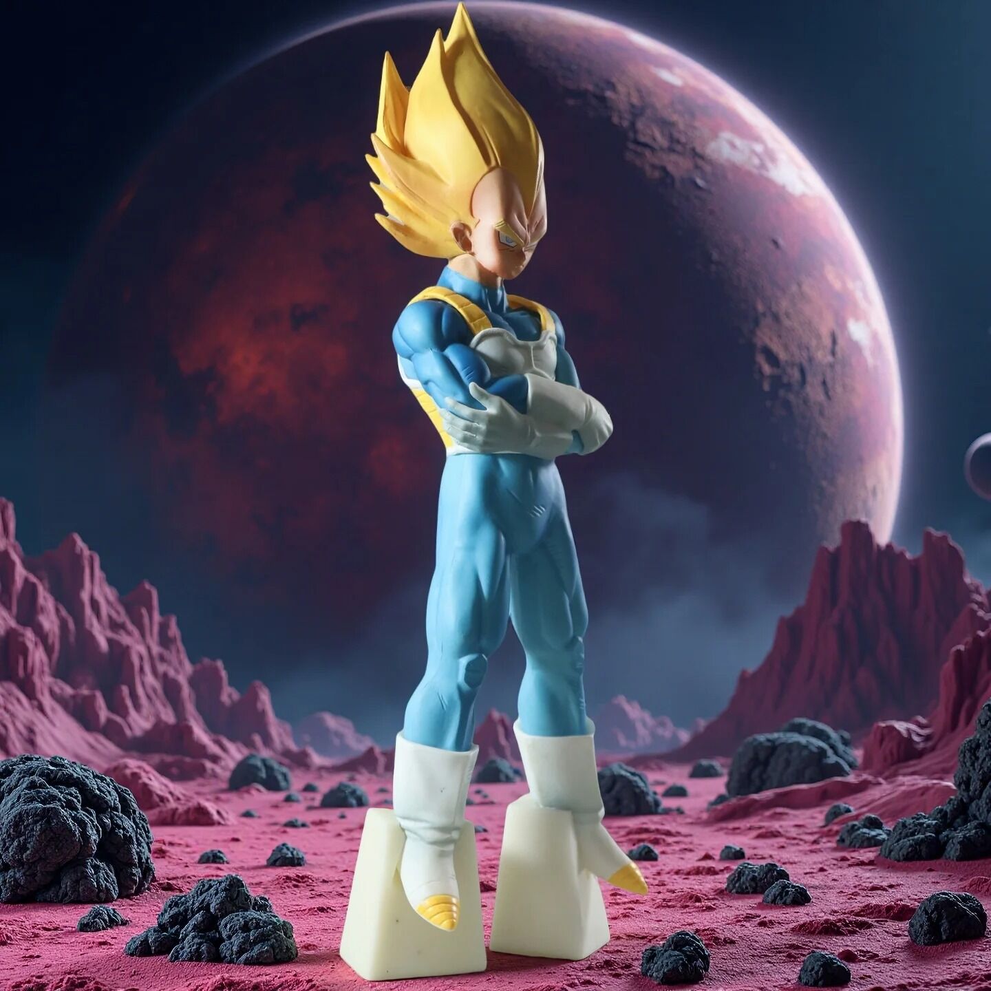 Figurine Vegeta Super Saiyan 28 cm Dragon Ball Z Modèle PVC – Image 6