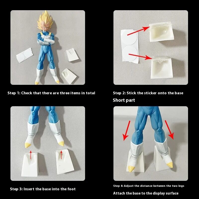 Figurine Vegeta Super Saiyan 28 cm Dragon Ball Z Modèle PVC – Image 3
