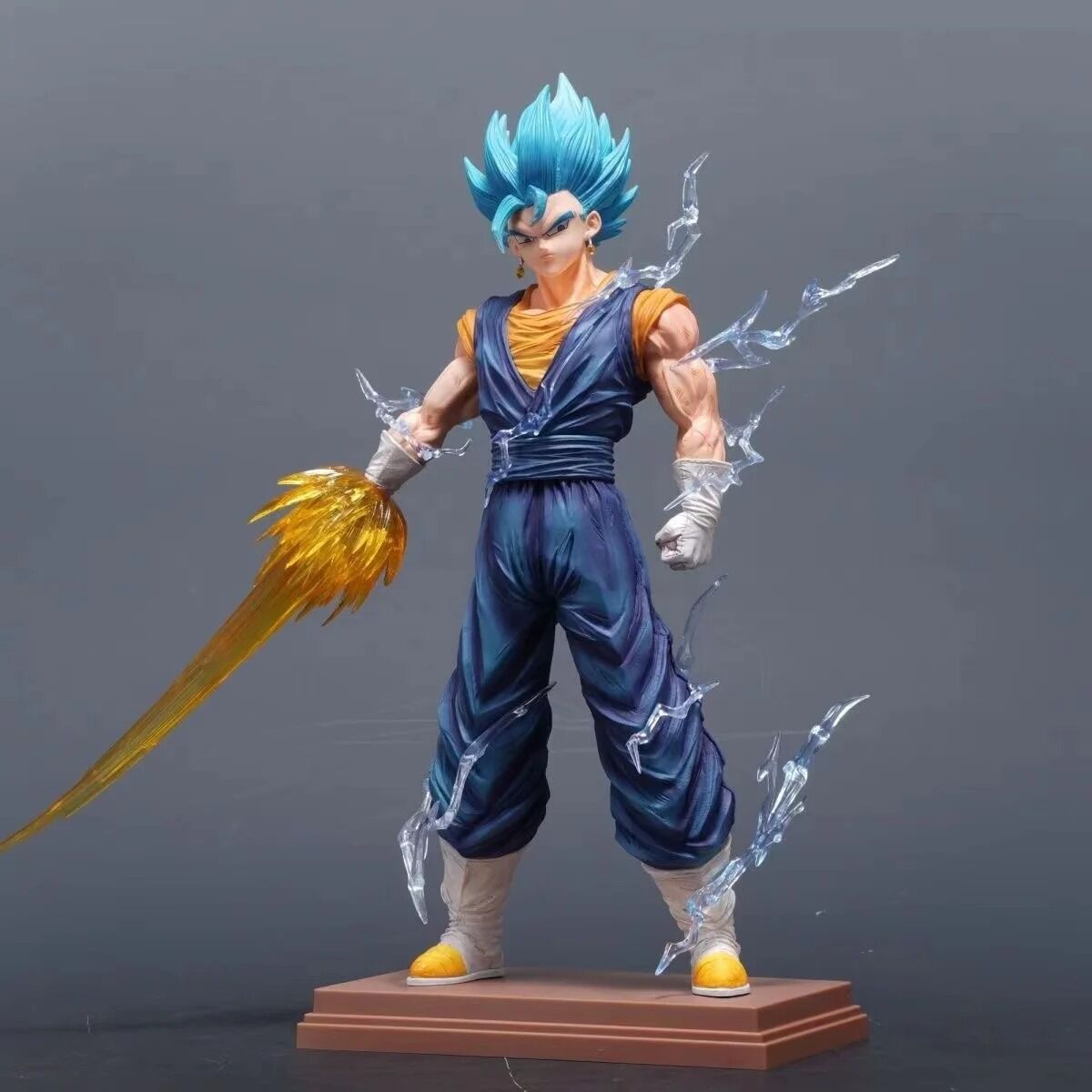 Figurine Vegetto Dragon Ball Têtes et Bras Interchangeables Super Saiyan & Blue – Image 5