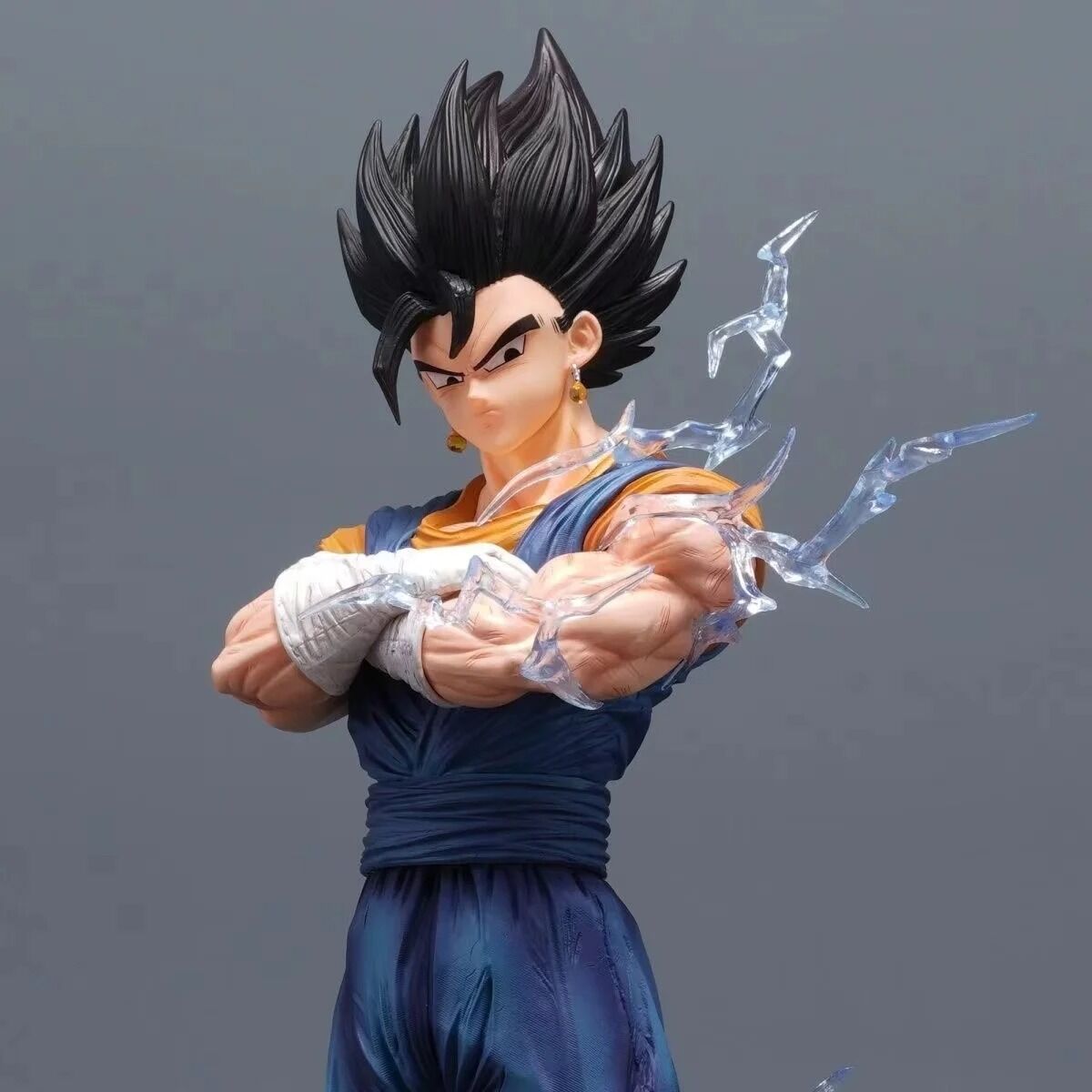 Figurine Vegetto Dragon Ball Têtes et Bras Interchangeables Super Saiyan & Blue – Image 11