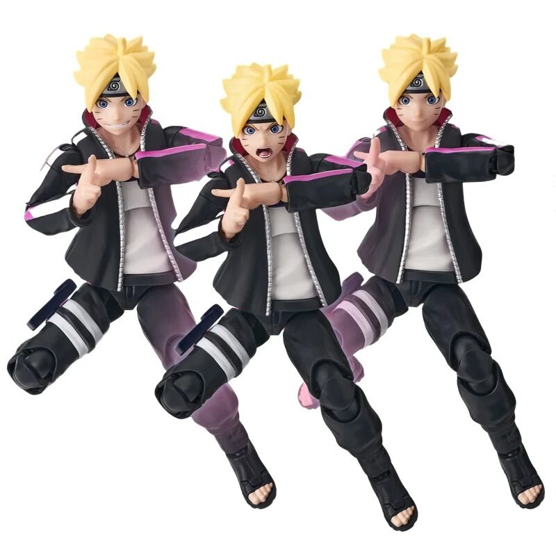 Figurine Articulée Blokees – Naruto & Boruto Uzumaki – Accessoires & Visages Inclus – Image 4