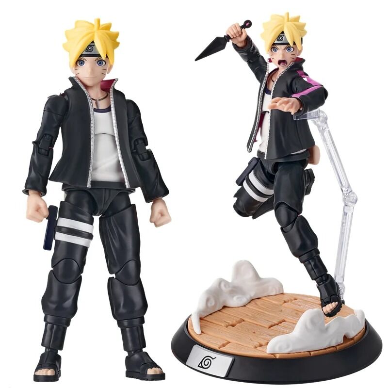 Figurine Articulée Blokees – Naruto & Boruto Uzumaki – Accessoires & Visages Inclus – Image 3