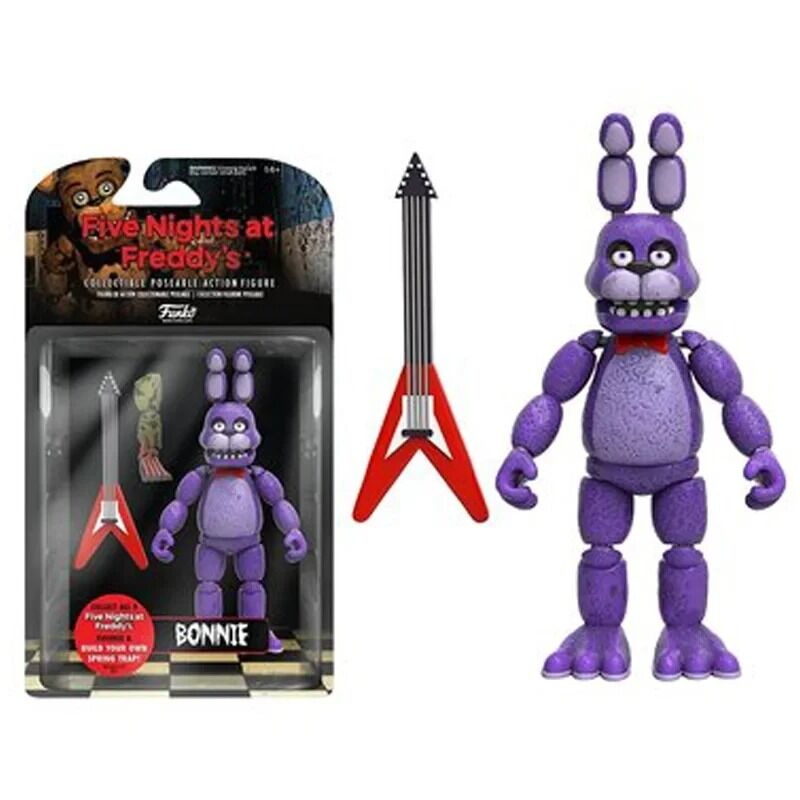 Pack 5 Figurines FNaF 14 cm – Freddy, Chica, Foxy, Bonnie & Golden
