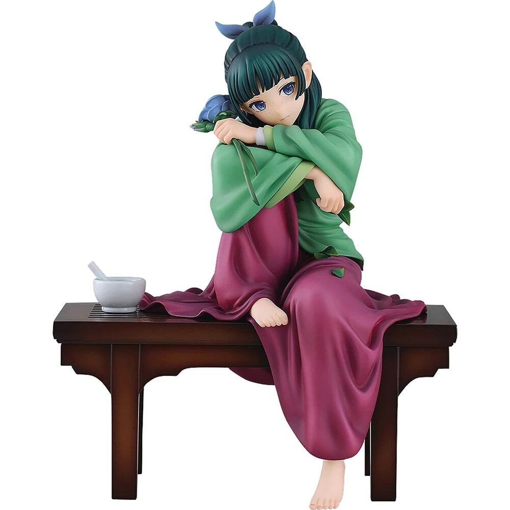 Figurine Maomao assise avec tabouret – Figurine décorative anime