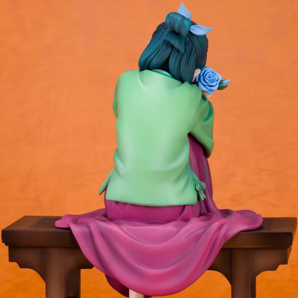 Figurine Maomao assise 12 cm avec tabouret – Figurine décorative anime – Image 5