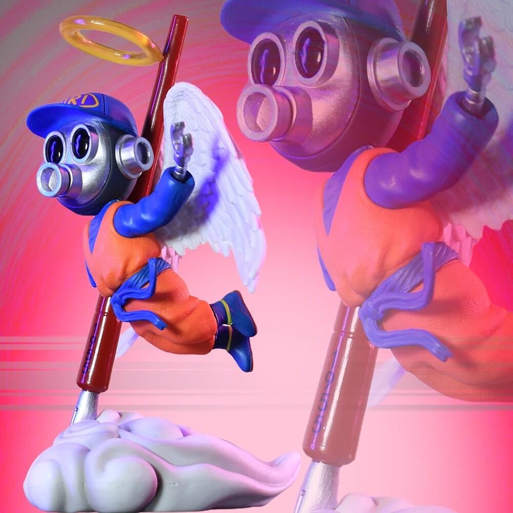Figurine Ange Masquée Style Akira Toriyama Modèle PVC